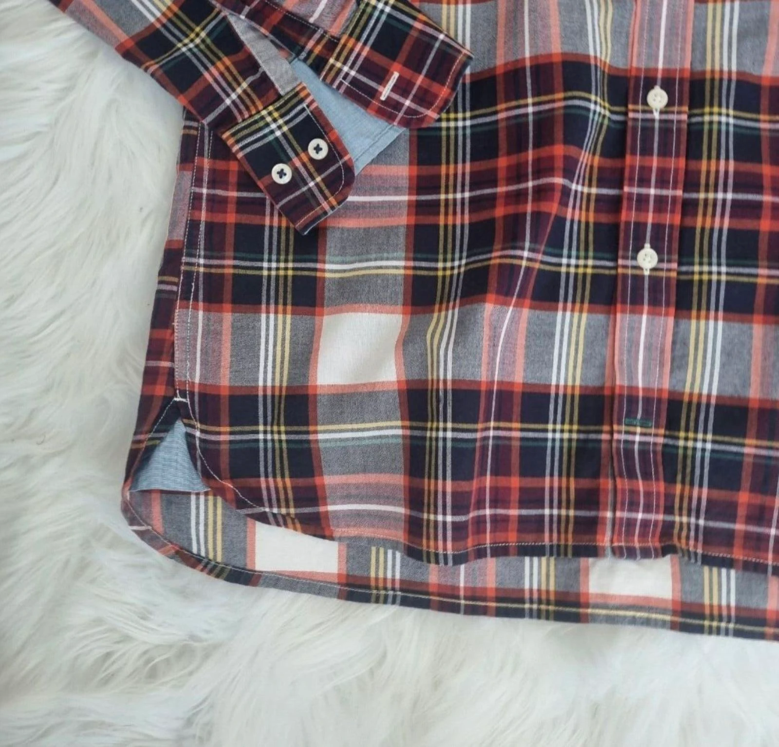 Camisa a cuadros Tommy Hilfiger – Ajuste personalizado – Talla M – photo 4